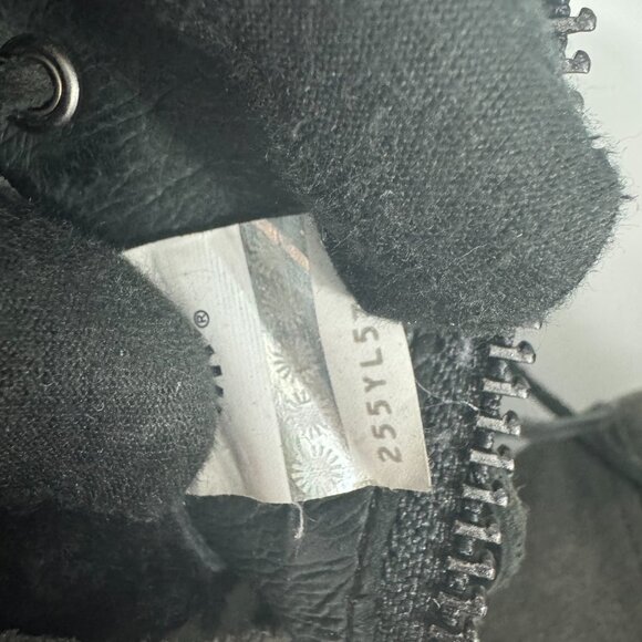 UGG 1095131 Kilmer II Combat Boot Lace-Up Black Leather Water Resistant, USA 9 - Picture 11 of 13